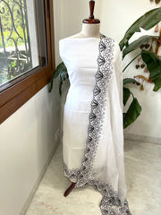 Kota Cotton Suit Set with Cut Work - Masakalee