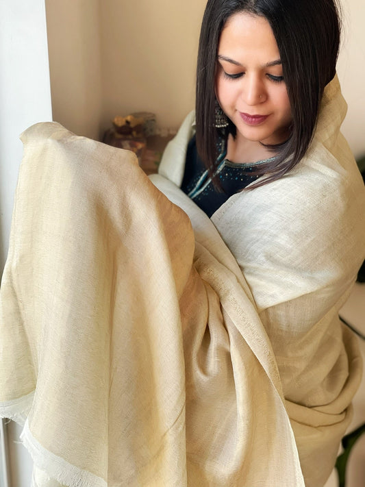 Pashmina Shawl with Zari - Masakalee