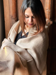 Pashmina Stole with Zari - Masakalee