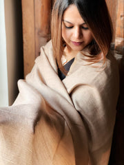 Pashmina Stole with Zari - Masakalee