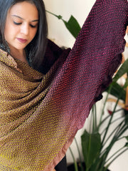 Rai Bandhej Dupatta in Pure Gajji Silk - Masakalee