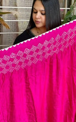 Rai Bandhej Saree in Pure Gajji Silk - Masakalee