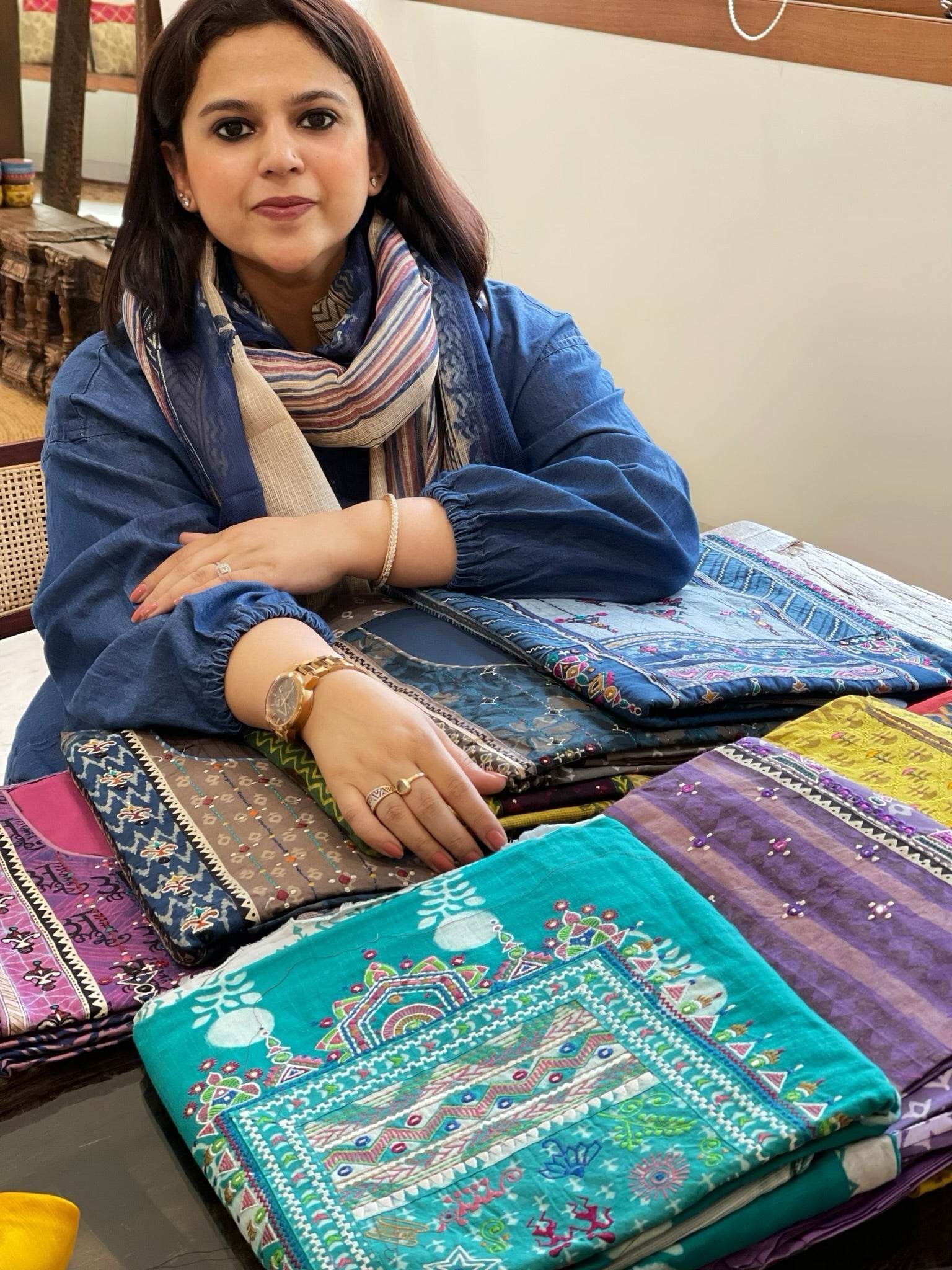 Handblock Printed Cotton Suit Sets - House of Masakalee