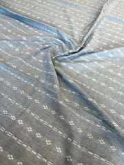 Blue Handwoven Suit Sets in Pure Cotton