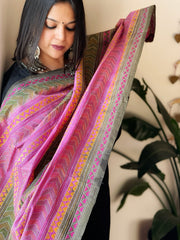Handmade Kantha Dupatta in Silk