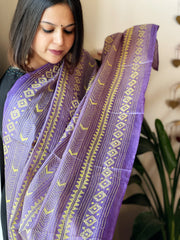 Handmade Nakshi Kantha Dupatta in Pure Silk