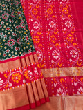 Handwoven Ikat Patola Saree in Pure Silk