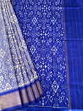 Handwoven Ikat Saree in Pure Silk