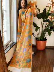 Handpainted Kalamkari Dupatta in Kota Cotton