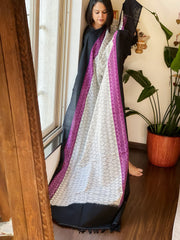 Handwoven Ikat Dupatta in Cotton