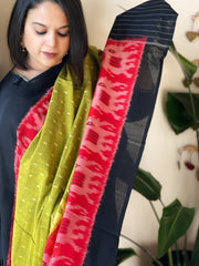 Handwoven Ikat Dupatta in Cotton