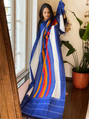 Handwoven Ikat Dupatta in Cotton