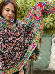 Georgette Dupatta with Thread & Sequin Embroidery