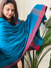 Firozi Woven Kullu Woollen Shawl