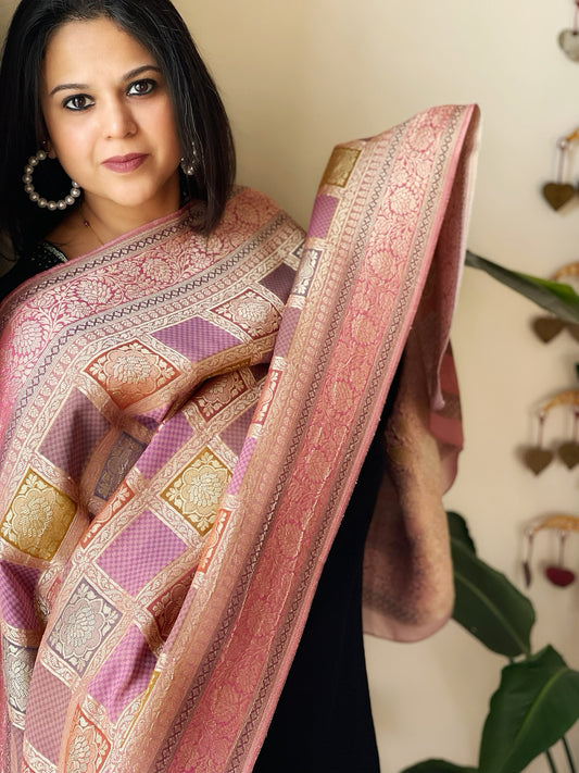 Woven Gharchola Dupatta in Georgette