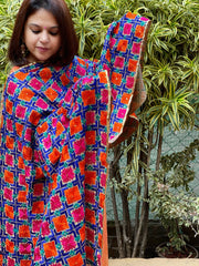 Handmade Phulkari Dupatta in Cotton
