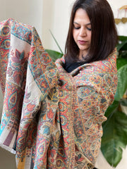 Toosh Woven Kaani Jaal Pashmina Shawl