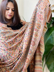 Toosh Woven Kaani Jaal Pashmina Shawl