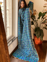 Handmade Bagh Phulkari Dupatta in Cotton