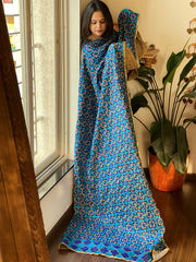 Handmade Bagh Phulkari Dupatta in Cotton