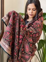 Green Georgette Dupatta with Thread & Sequin Embroidery