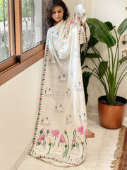 Handmade Kantha Dupatta in Pure Cotton