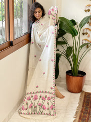 Handmade Kantha Dupatta in Pure Cotton