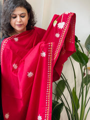 Handmade Kantha Dupatta in Pure Cotton