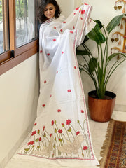 Handmade Kantha Dupatta in Pure Cotton