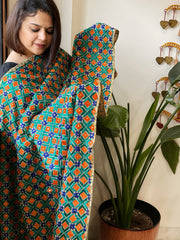 Handmade Phulkari Dupatta in Cotton