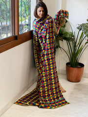 Handmade Phulkari Dupatta in Cotton