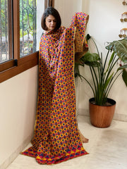 Handmade Phulkari Dupatta in Cotton