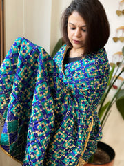 Handmade Phulkari Dupatta in Cotton