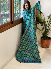 Handmade Phulkari Dupatta in Cotton