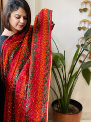 Handmade Phulkari Dupatta in Cotton