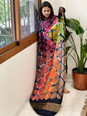 Cotton Silk Clamp Dyed Dupatta