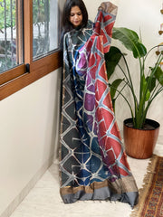 Cotton Silk Clamp Dyed Dupatta