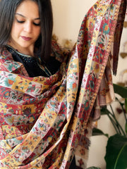 Woven Kaani Jaal Pashmina Shawl