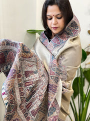 Woven Pure Silk Kaani Dupatta with Zari