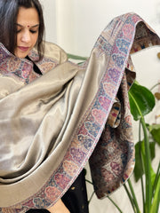 Woven Pure Silk Kaani Dupatta with Zari