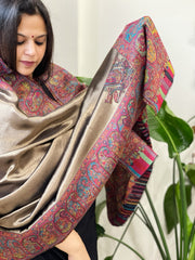 Woven Pure Silk Kaani Dupatta with Zari