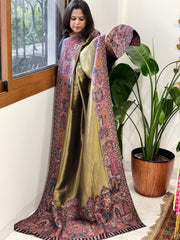 Woven Pure Silk Kaani Dupatta with Zari