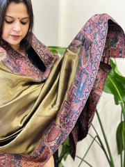 Woven Pure Silk Kaani Dupatta with Zari