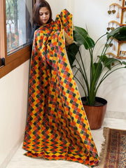 Handmade Phulkari Dupatta in Cotton