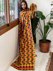 Handmade Phulkari Dupatta in Cotton