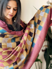 Woven Ikat Pashmina Shawl