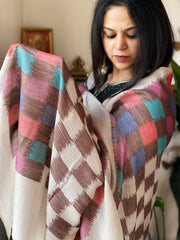 Woven Ikat Pashmina Shawl