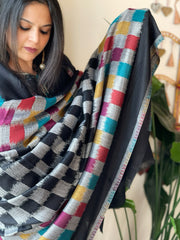 Woven Ikat Pashmina Shawl