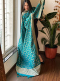 Silk Dupatta with Sona Rupa Zari Weaving