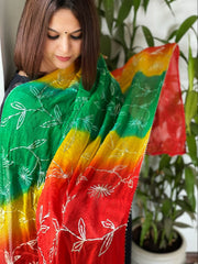 Chiffon Gota Lace Work Dupatta - Masakalee